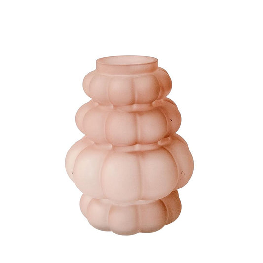 Frosted Bubble Shaped Vase