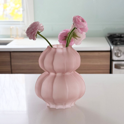 Frosted Double Gourd Vase