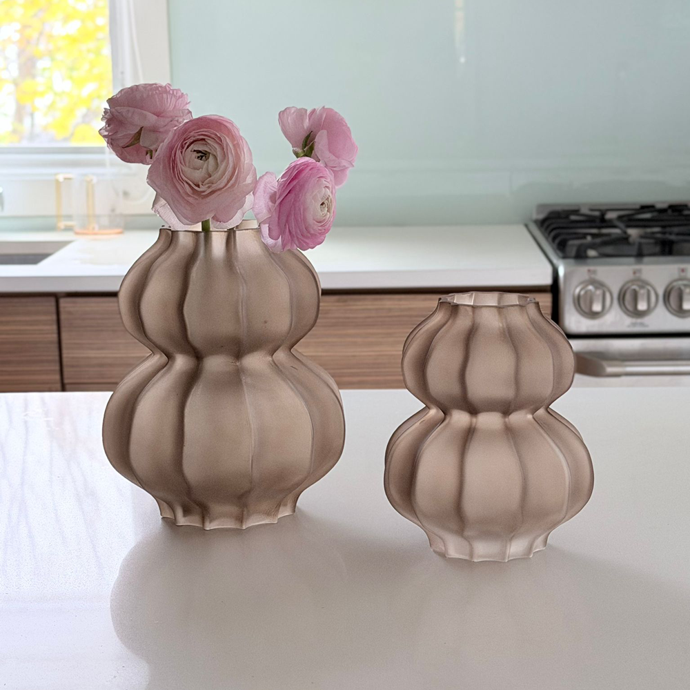Frosted Double Gourd Vase