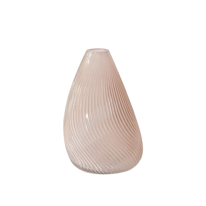Tapered Ribbed Vase