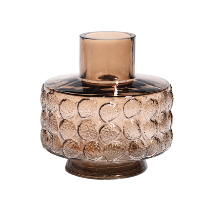 Short Neck Vase With Strawberry Pattern