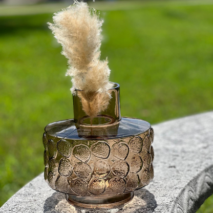 Short Neck Vase With Strawberry Pattern