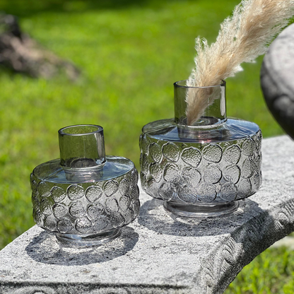 Short Neck Vase With Strawberry Pattern