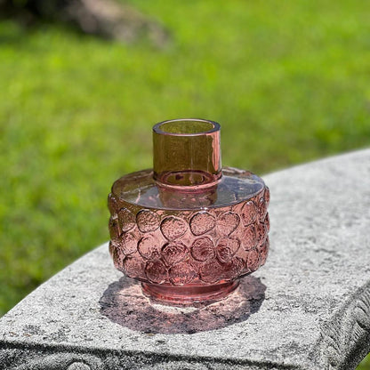 Short Neck Vase With Strawberry Texture
