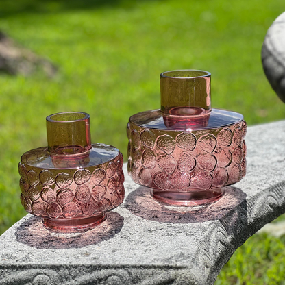 Short Neck Vase With Strawberry Pattern