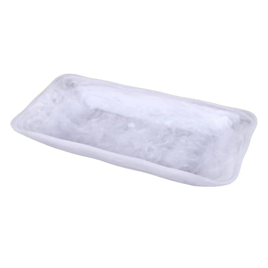Resin Snow Drift Serving Tray