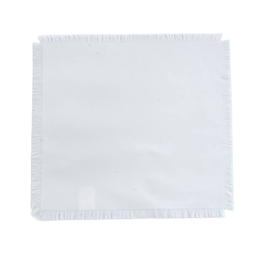Whisper Weave Frayed Edge Napkins 6pk