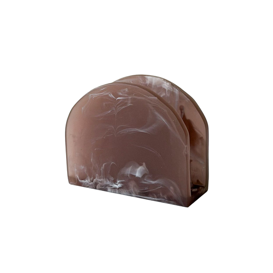 Resin Taupe Meadow Napkin Holder