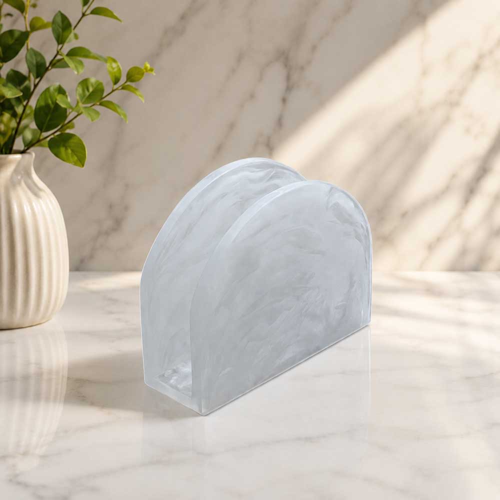 Resin Snow Drift Napkin Holder
