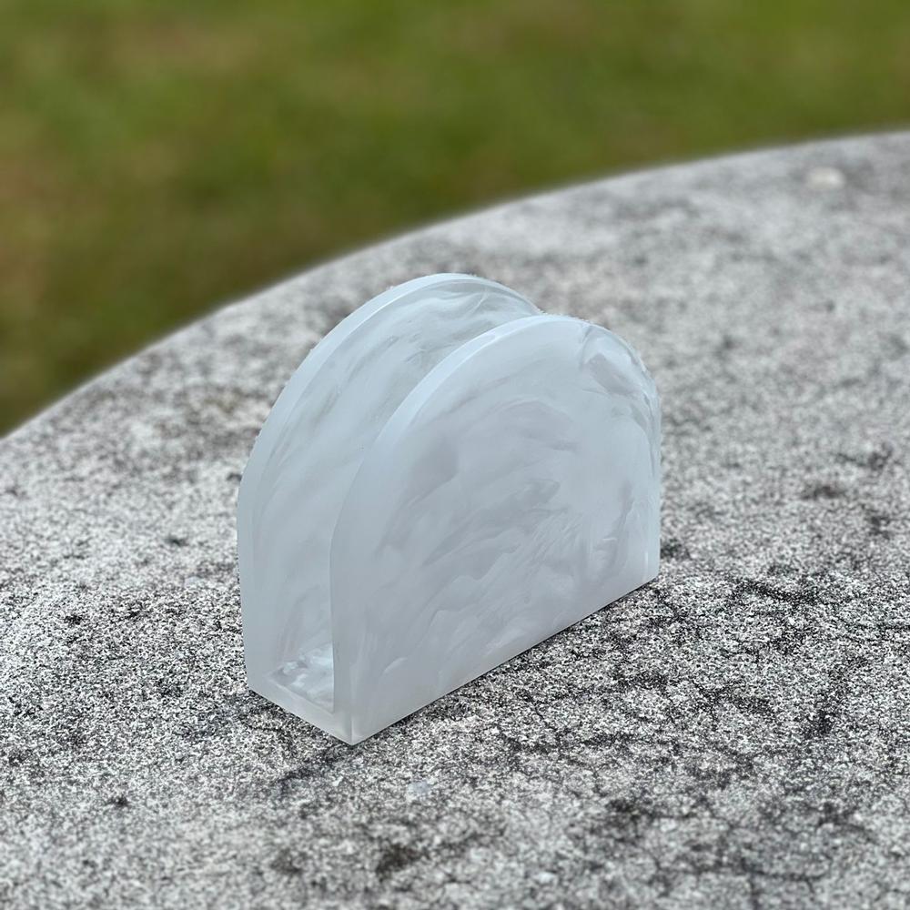 Resin Snow Drift Napkin Holder