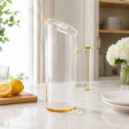 Amber Lucite Pitcher