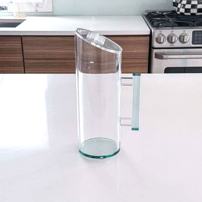 Teal Lucite Pitcher
