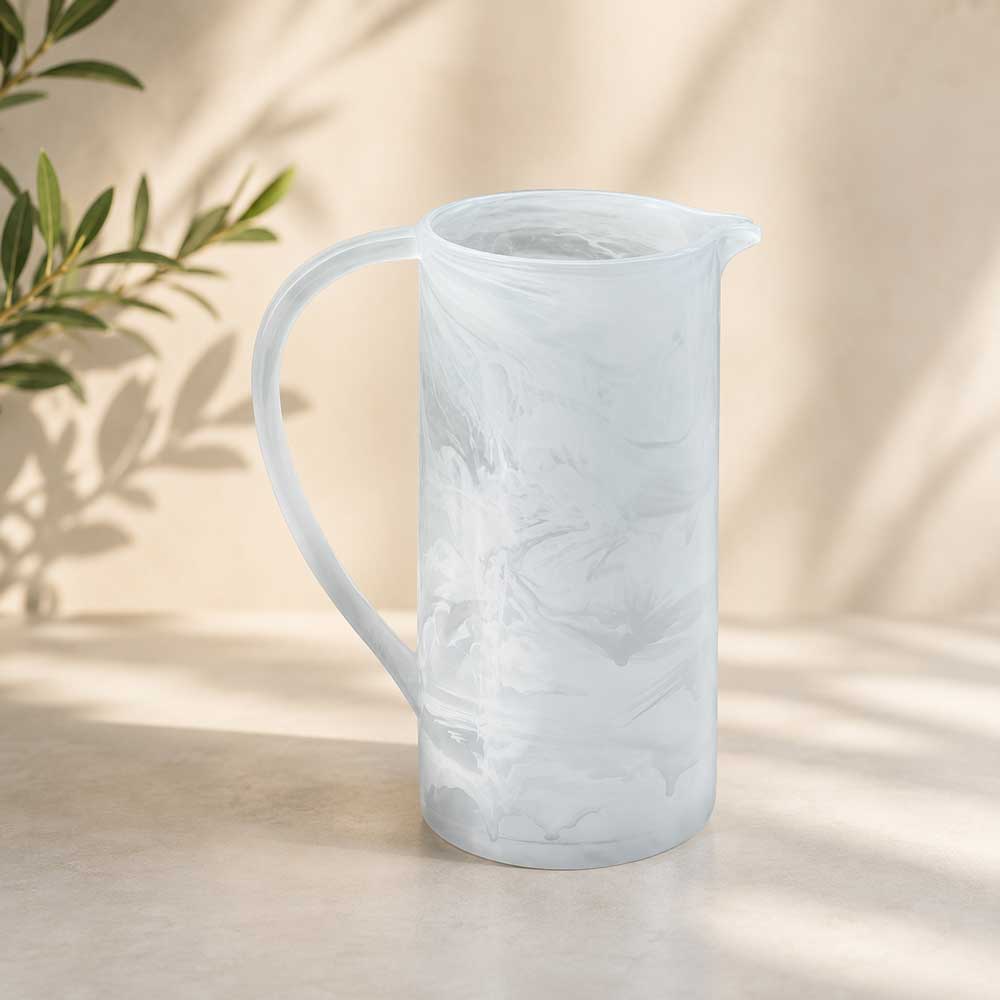 Resin Snow Drift Pitcher
