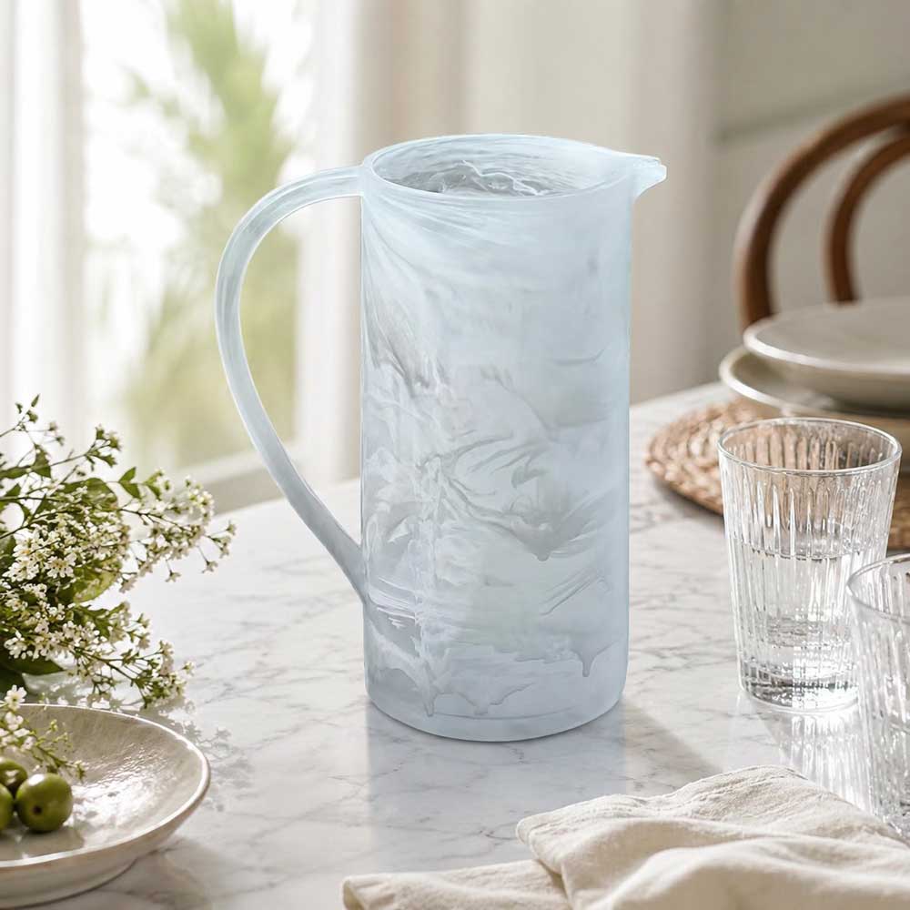 Resin Snow Drift Pitcher