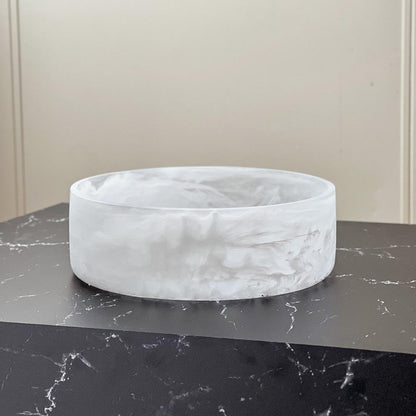 Resin Snow Drift Salad Bowl