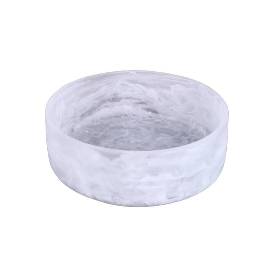 Resin Snow Drift Salad Bowl