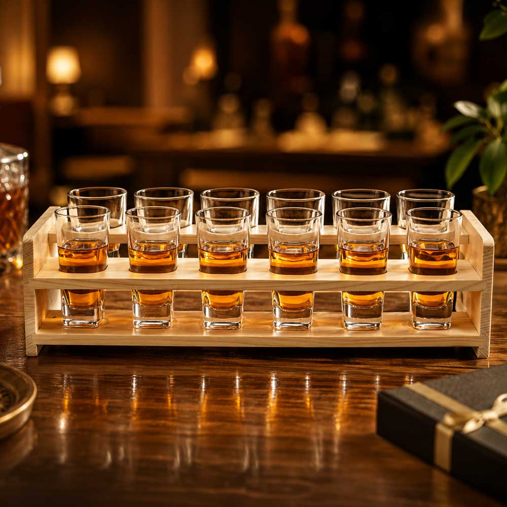 Wooden Shot Flight Set 12pc