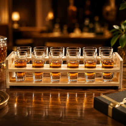 Wooden Shot Flight Set 12pc