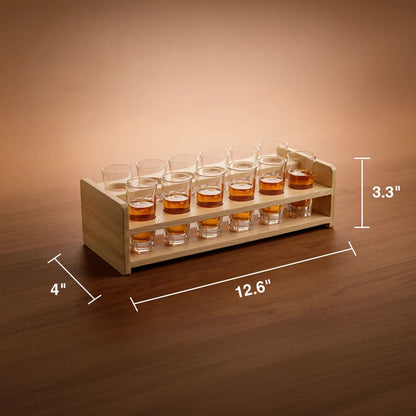Wooden Shot Flight Set 12pc