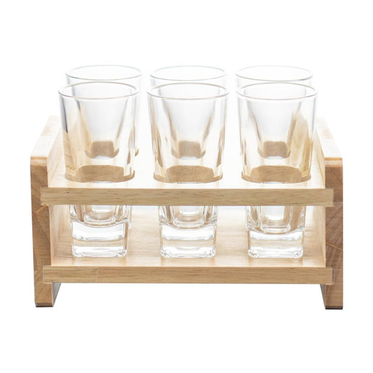 Premium Wooden Flight Set 6pc