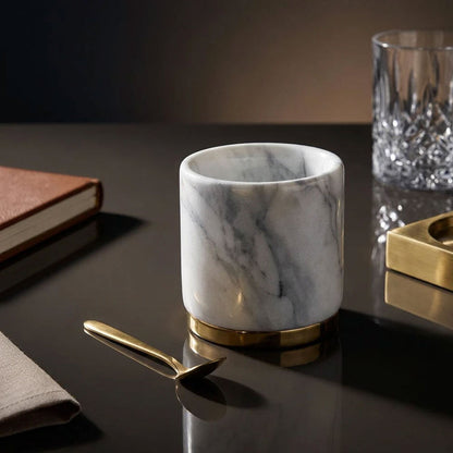 Marble Jar with Spoon