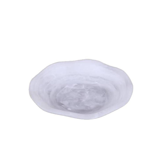 Resin Snow Drift Petite Serving Dish