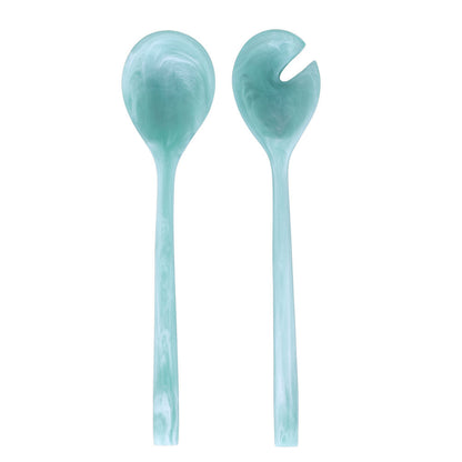 Resin Sage Green Salad Servers