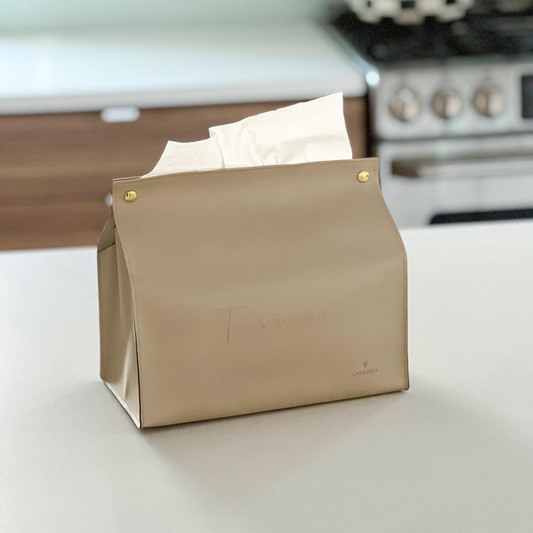 Leatherette Tissue Holder