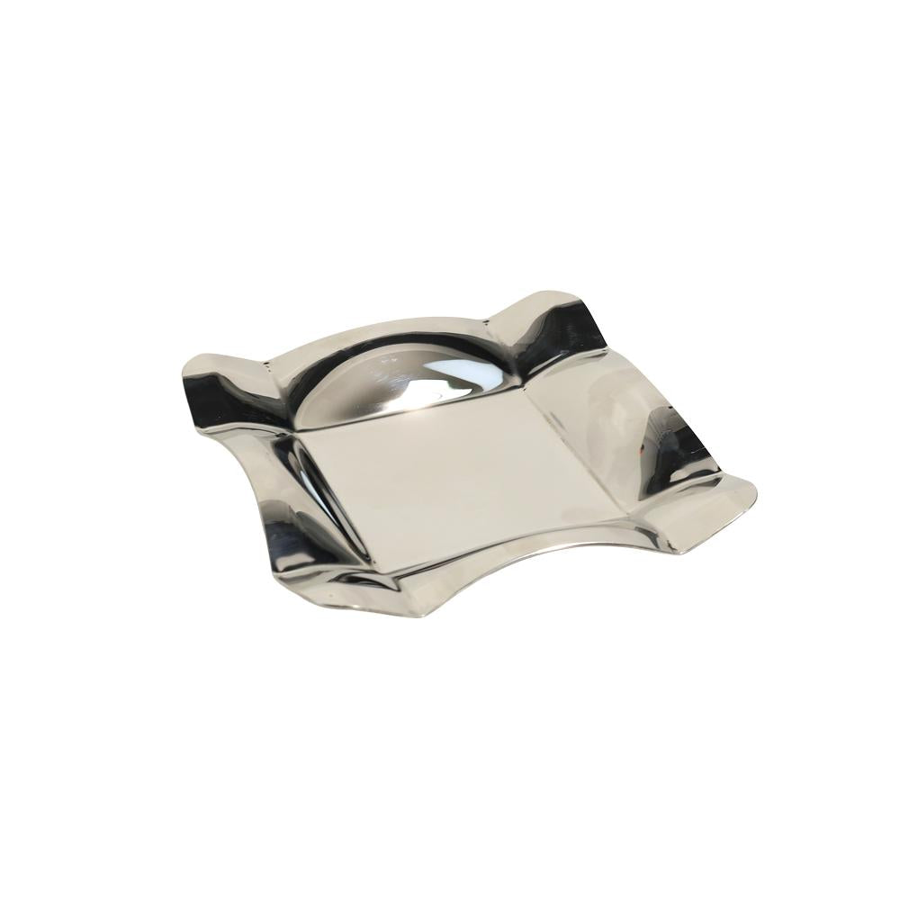 Stainless Steel Tray with Folded Edge Design