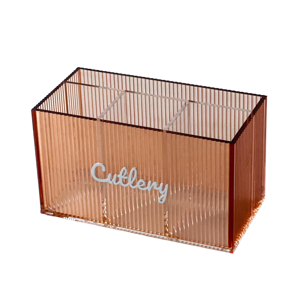Corrugated Lucite Caddy