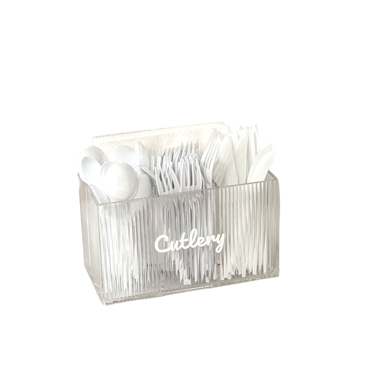 Corrugated Lucite Caddy
