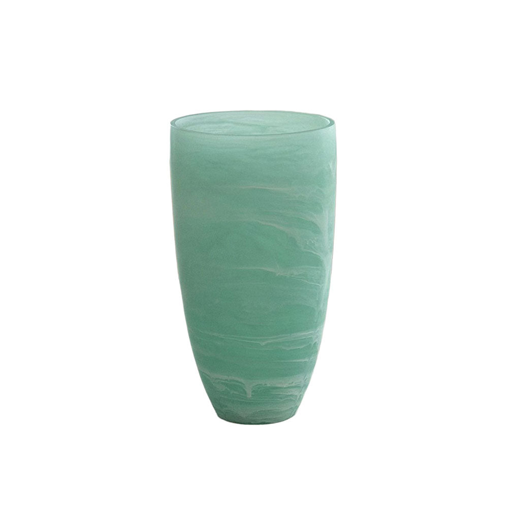 Resin Sage Green Tall Vase