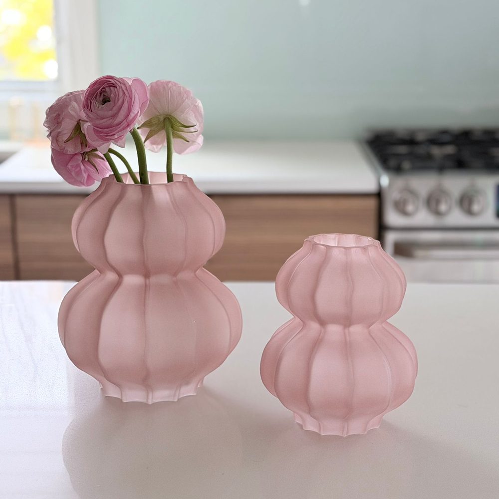 Frosted Double Gourd Vase