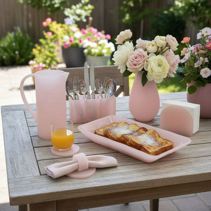 Resin Rose Haven Napkin Holder