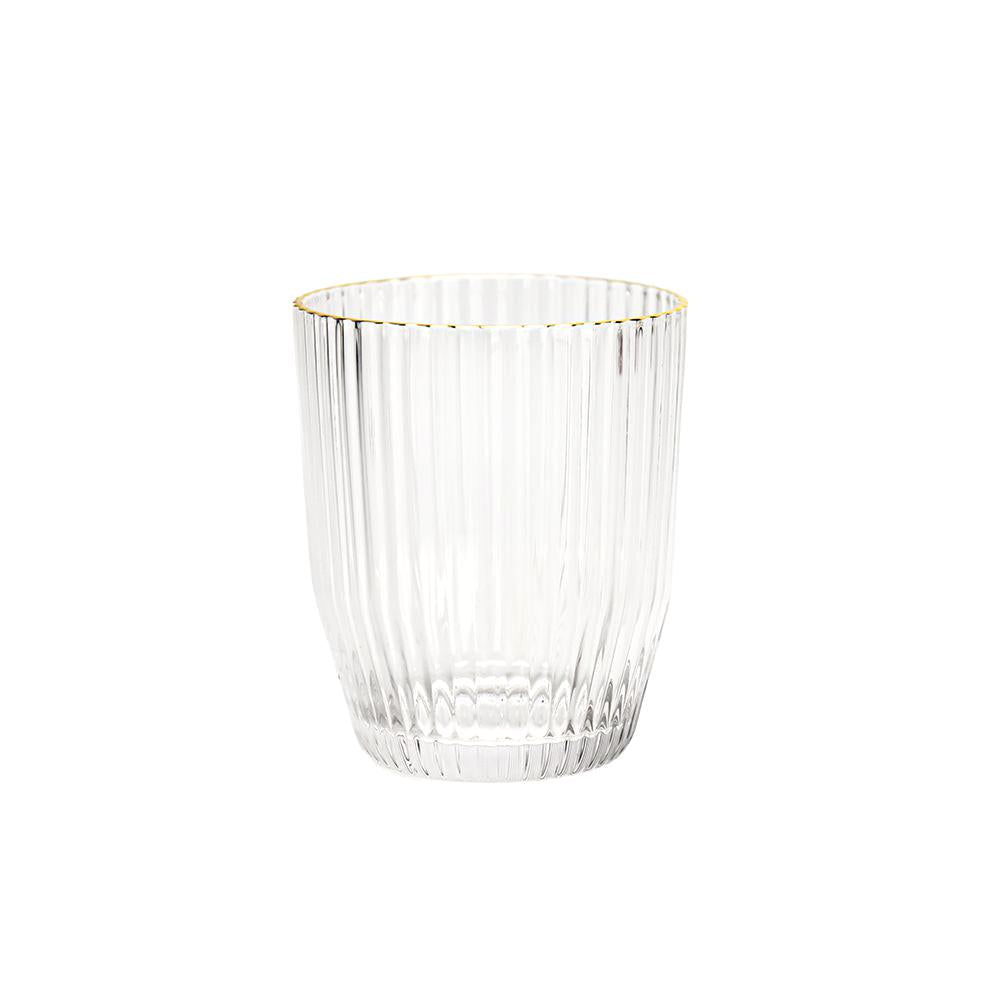 Luxe Short Ribbed Glasses 6pk